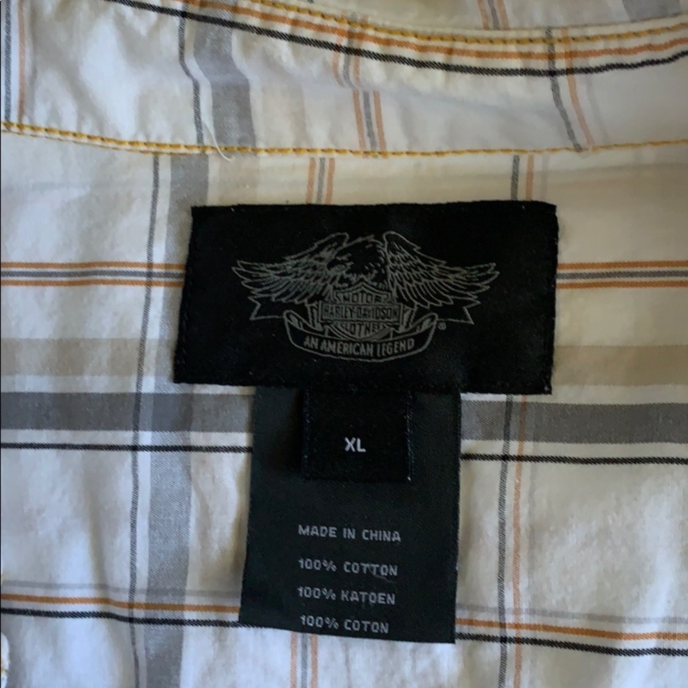 Harley-Davidson casual shirt sleeve button up